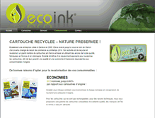 Tablet Screenshot of ecoink.ch